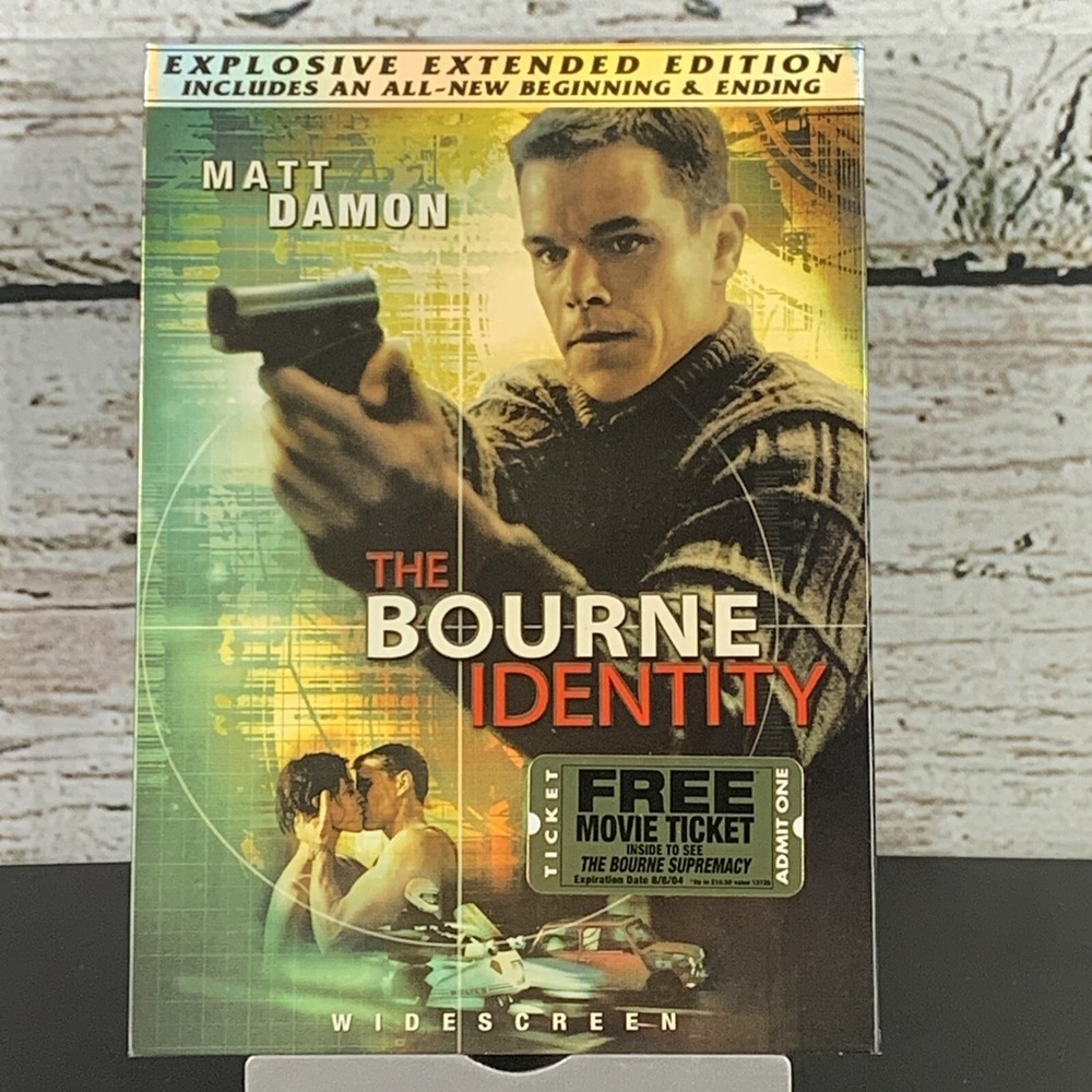 The Bourne Identity (DVD, 2004, The Explosive, Extended Edition - Widescreen)